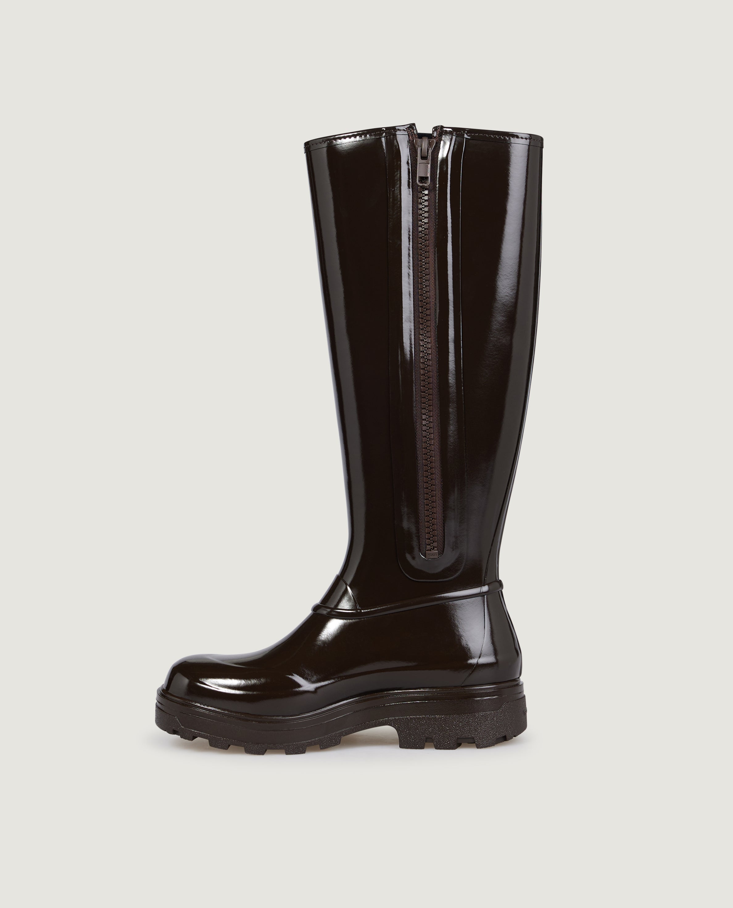 Tijntje Glanzende Laarzen - Bruin