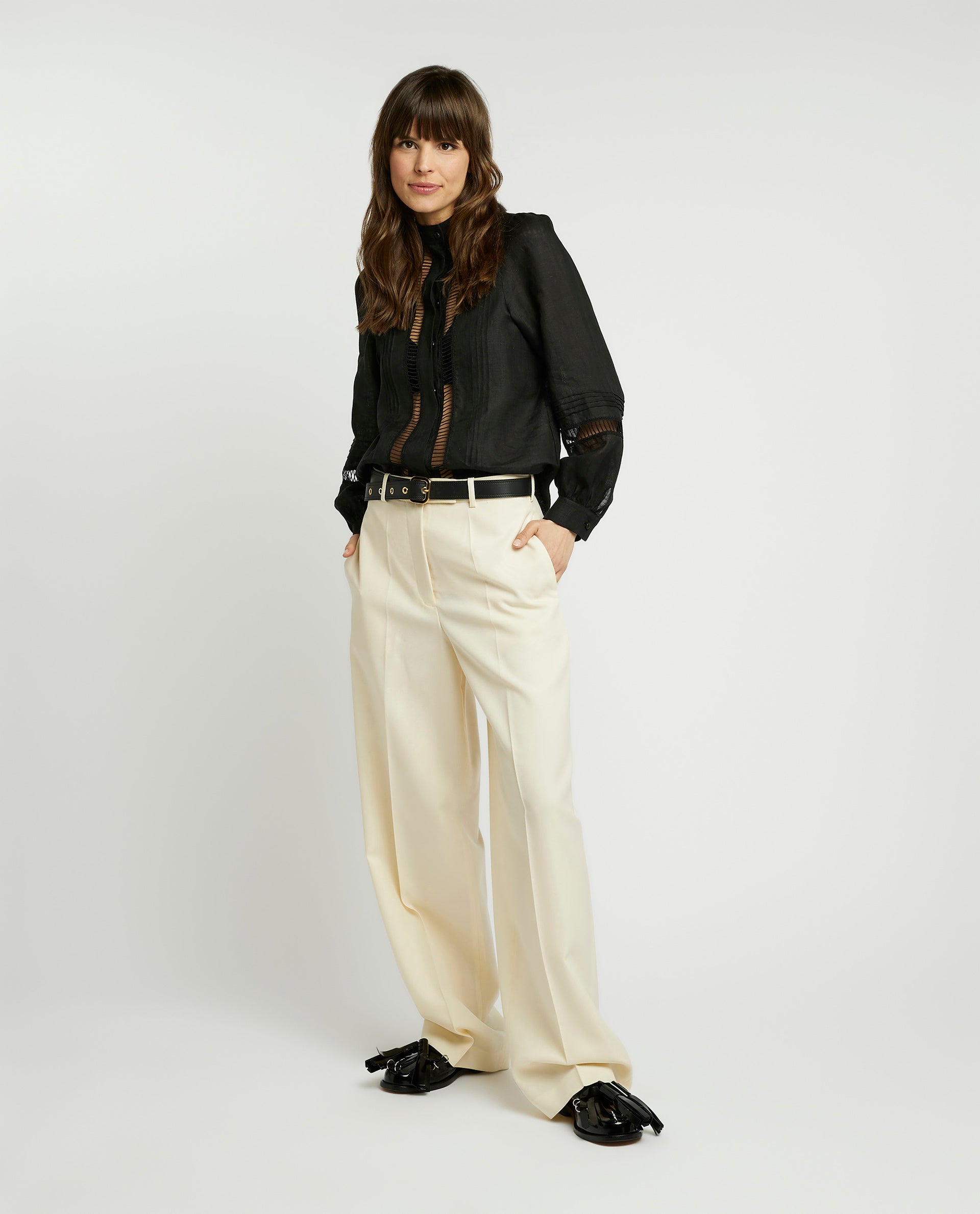 Wool trousers