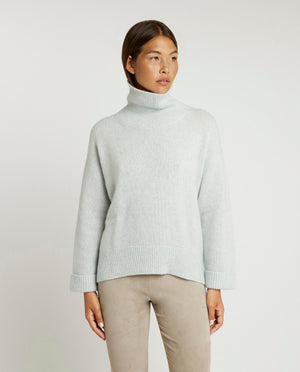 Cashmere-silk sweater