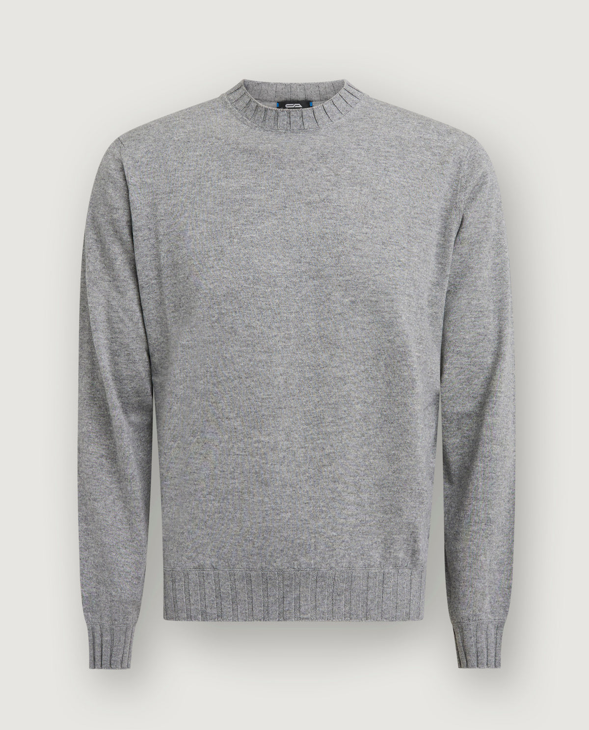 Cashmere Ronde Hals Trui - Grijs
