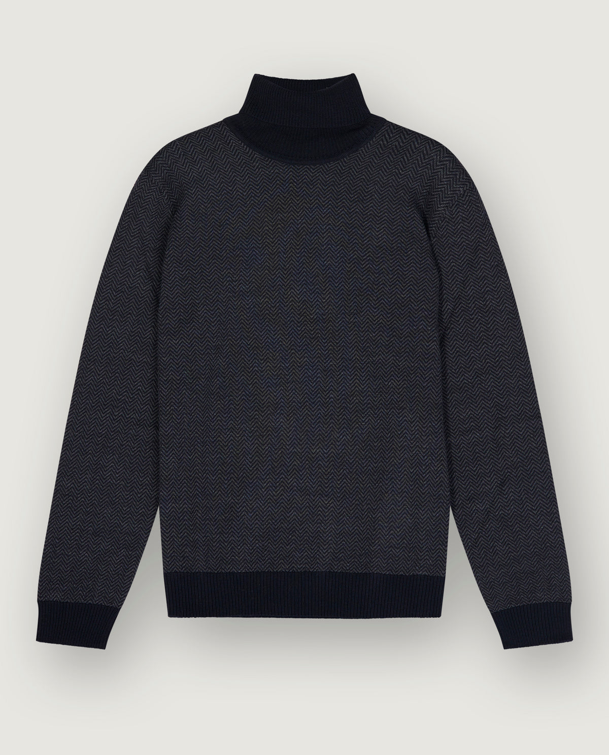 Herringbone Turtleneck