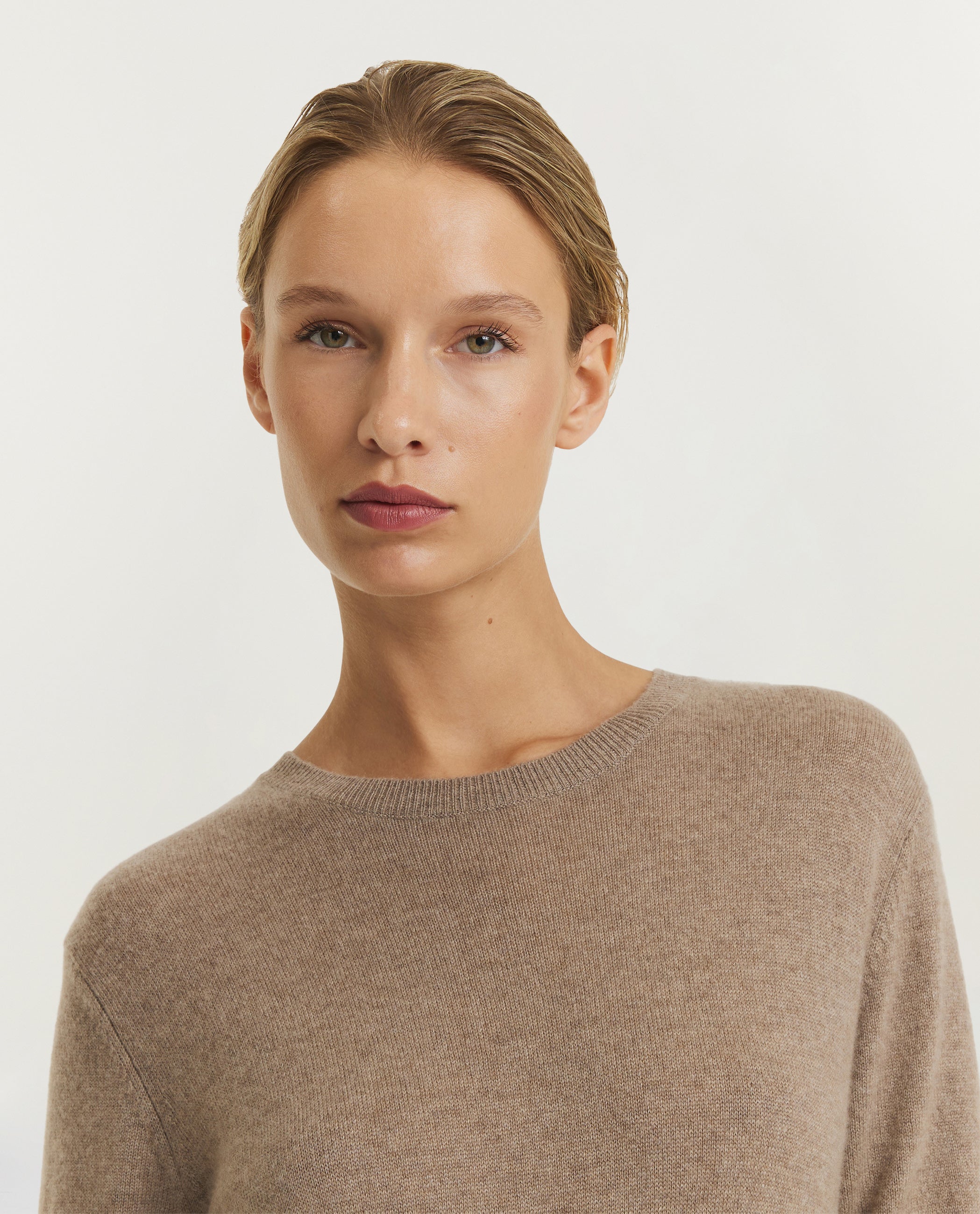 Cashmere Jurk - Lichtbruin