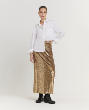 Pailletten Gwyneth Rok - Goud