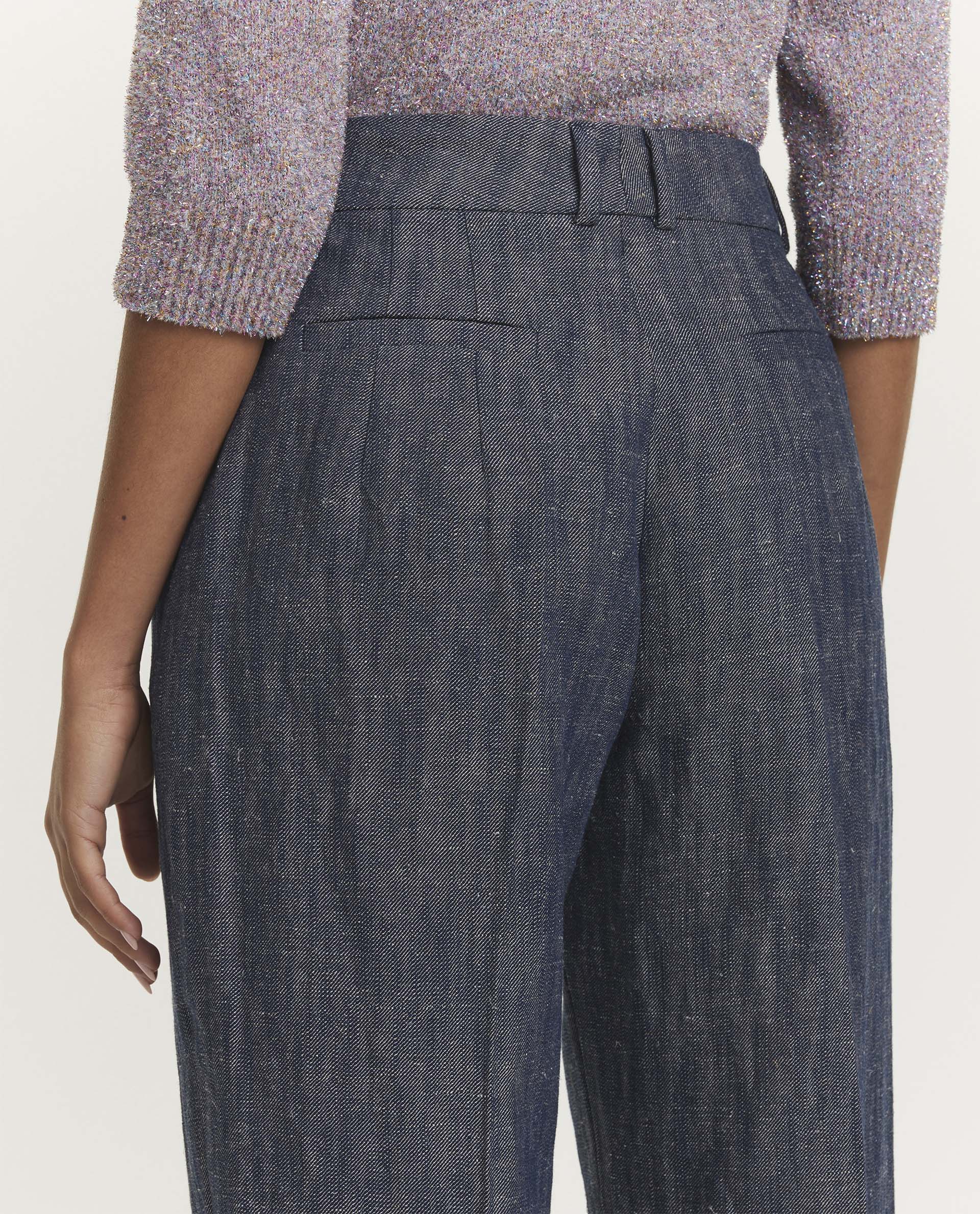 Cotton-linen trousers