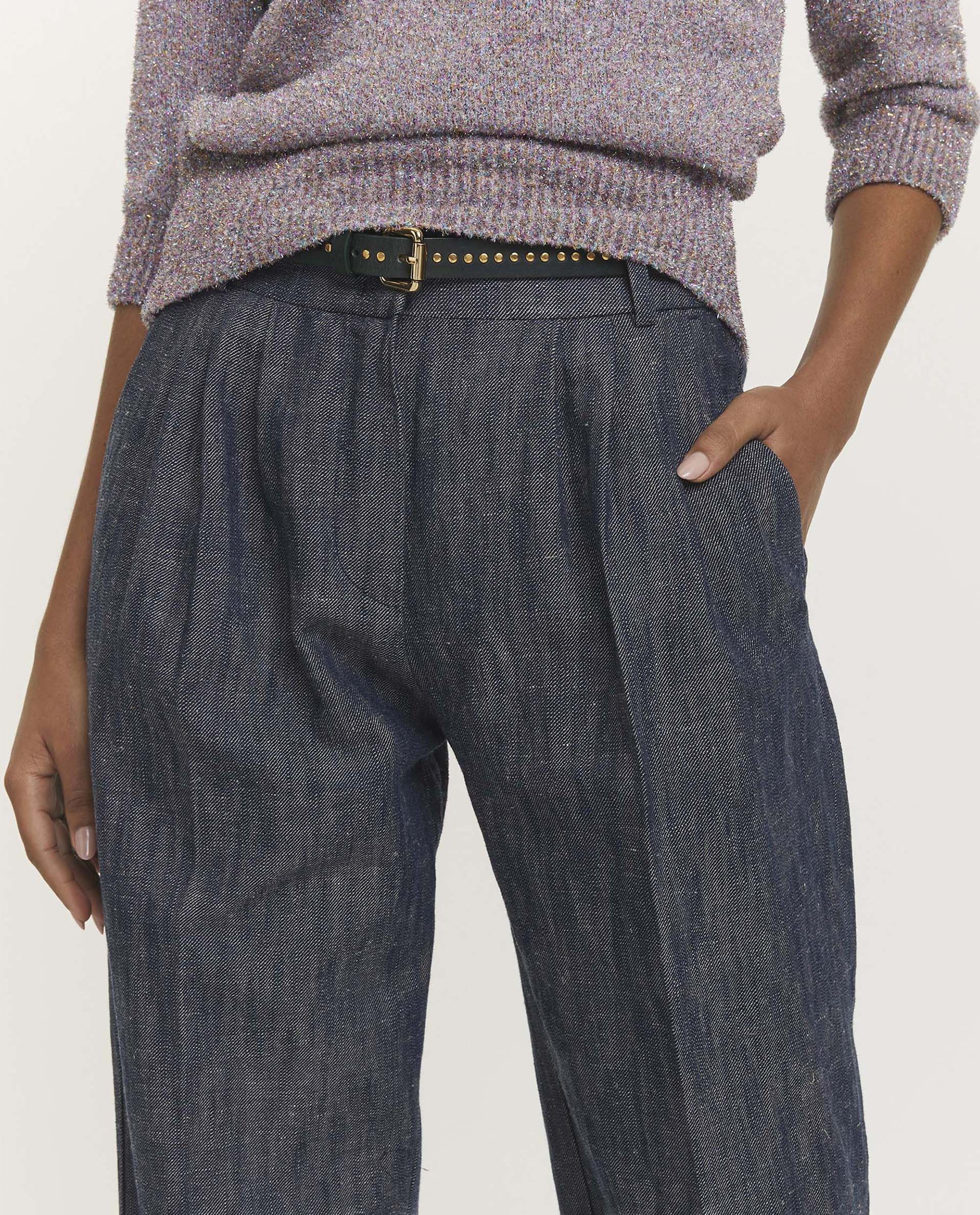 Cotton-linen trousers