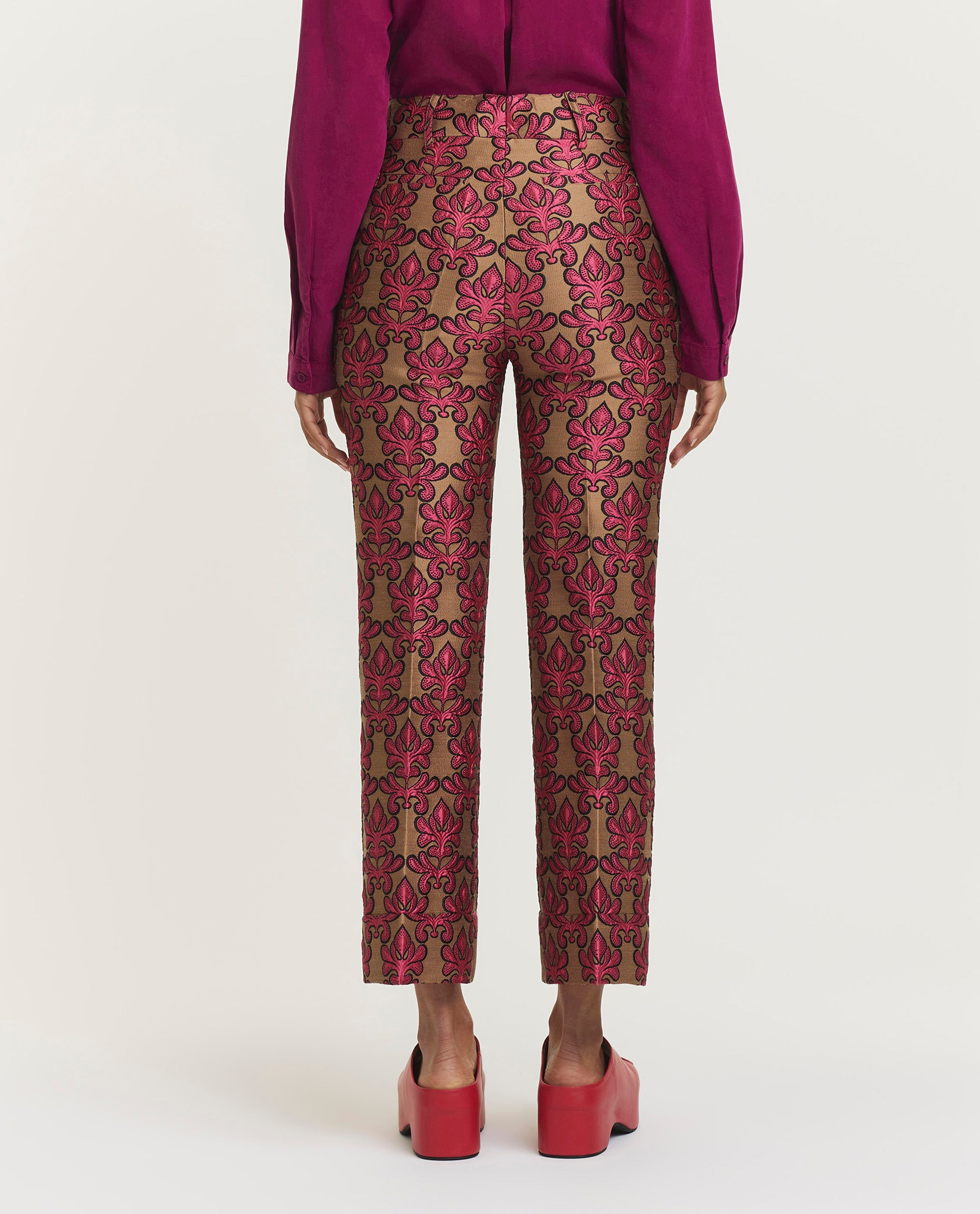 Jacquard broek