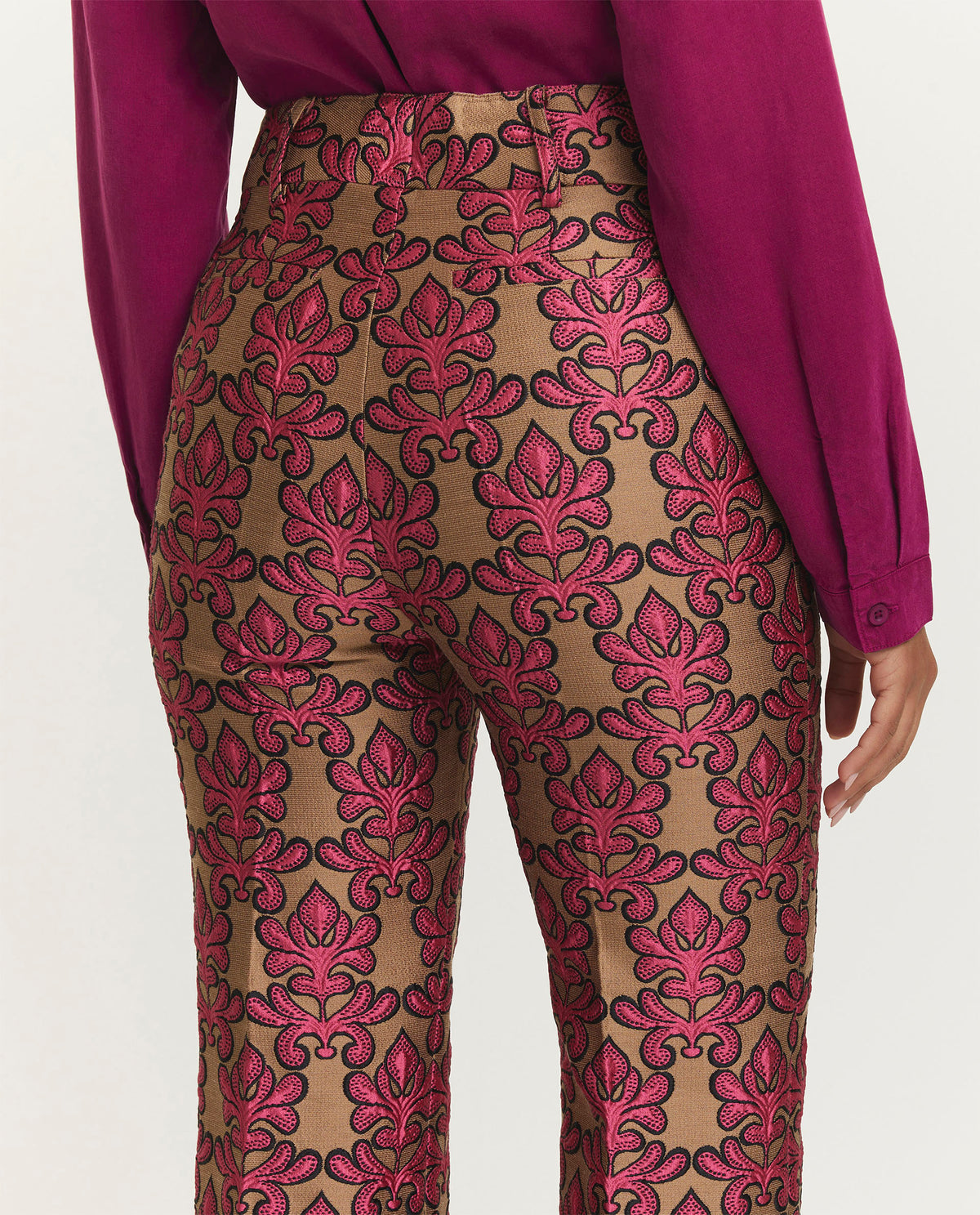 Jacquard broek