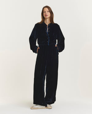 Fluwelen jumpsuit