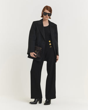 Wollen Bijou Pantalon - Zwart