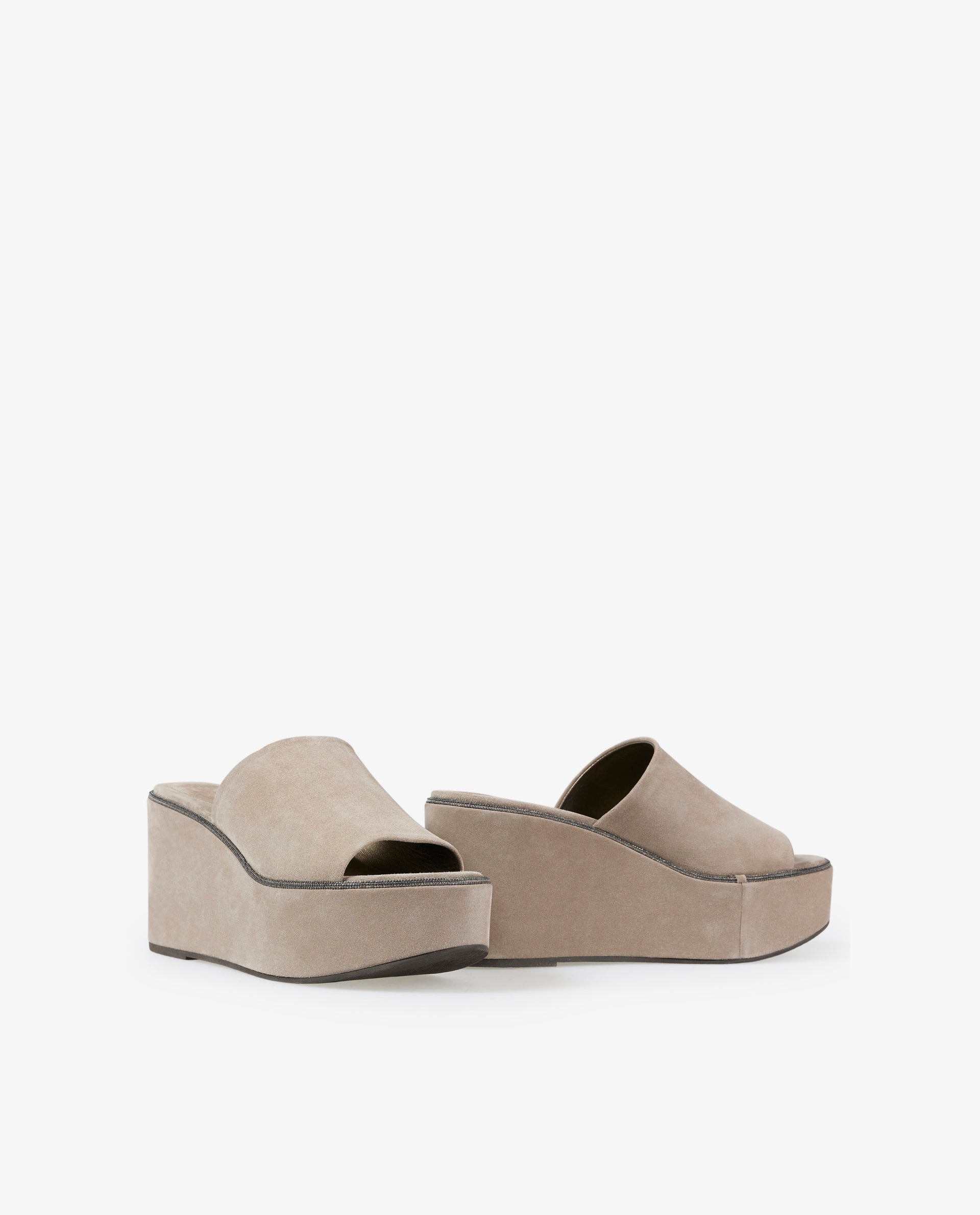 Sandalen met plateauzool