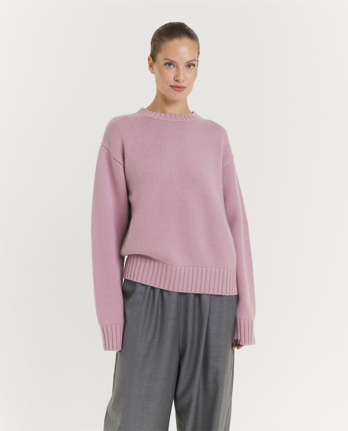 N°373 Oldie Cashmere Trui - Roze