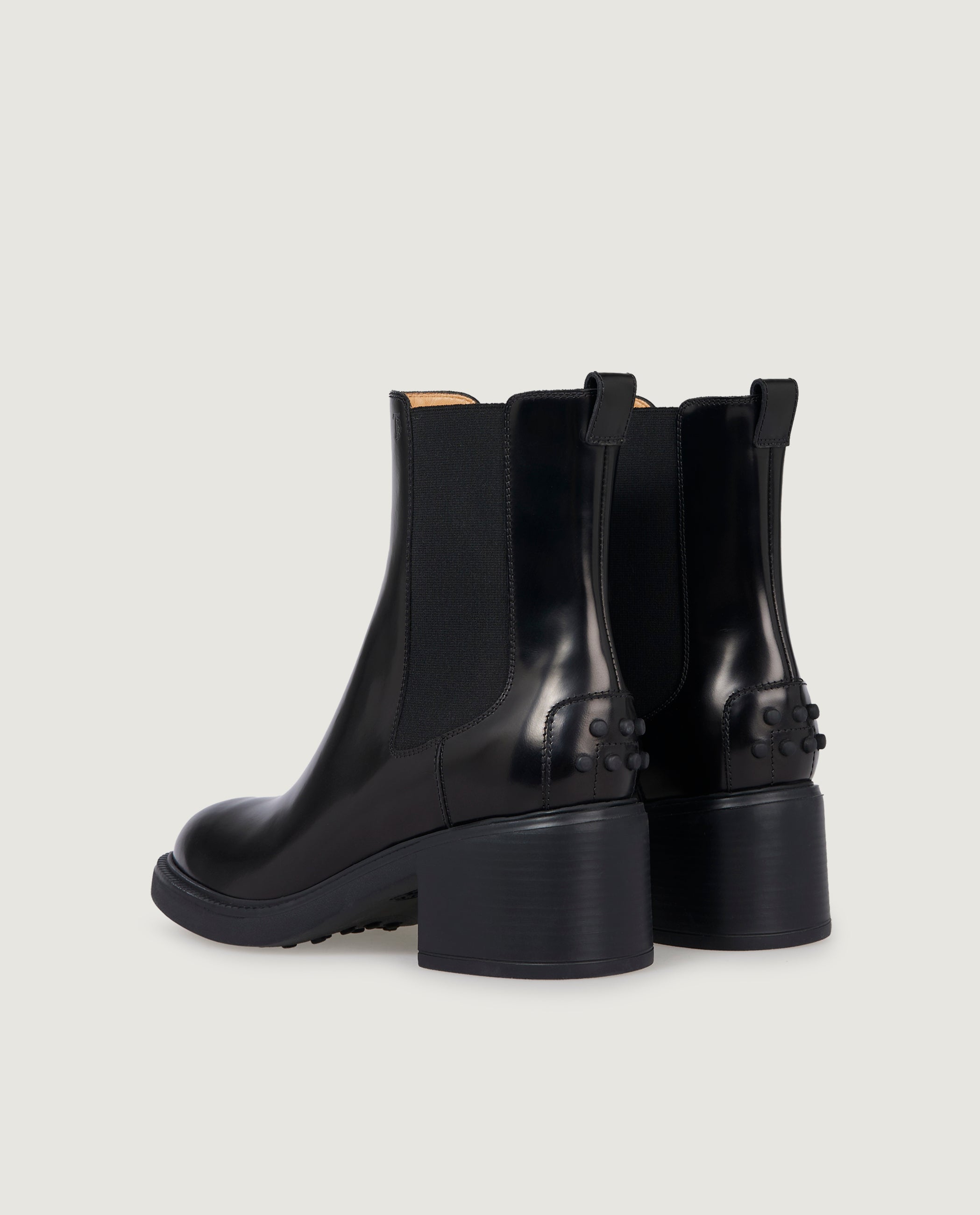 Leren Enkel Laarzen - Zwart