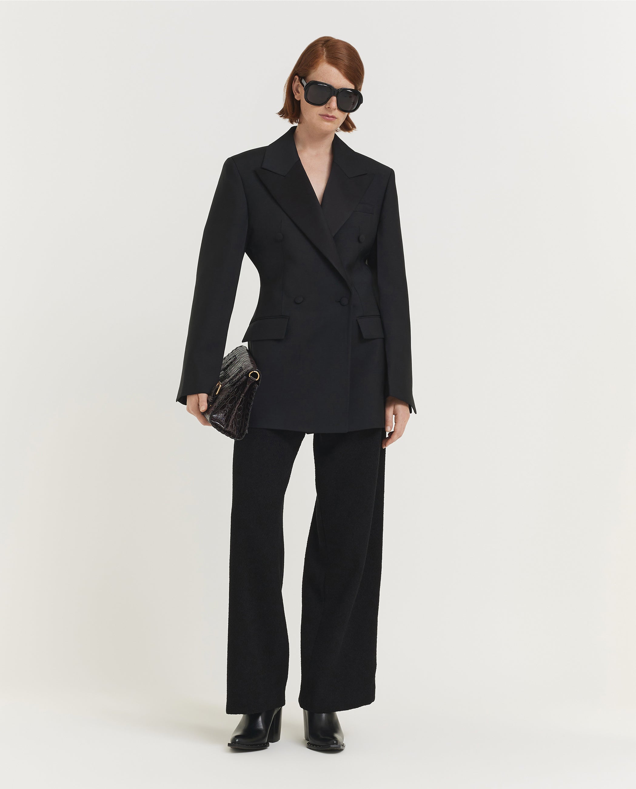 Hourglass Tuxedo Blazer - Zwart