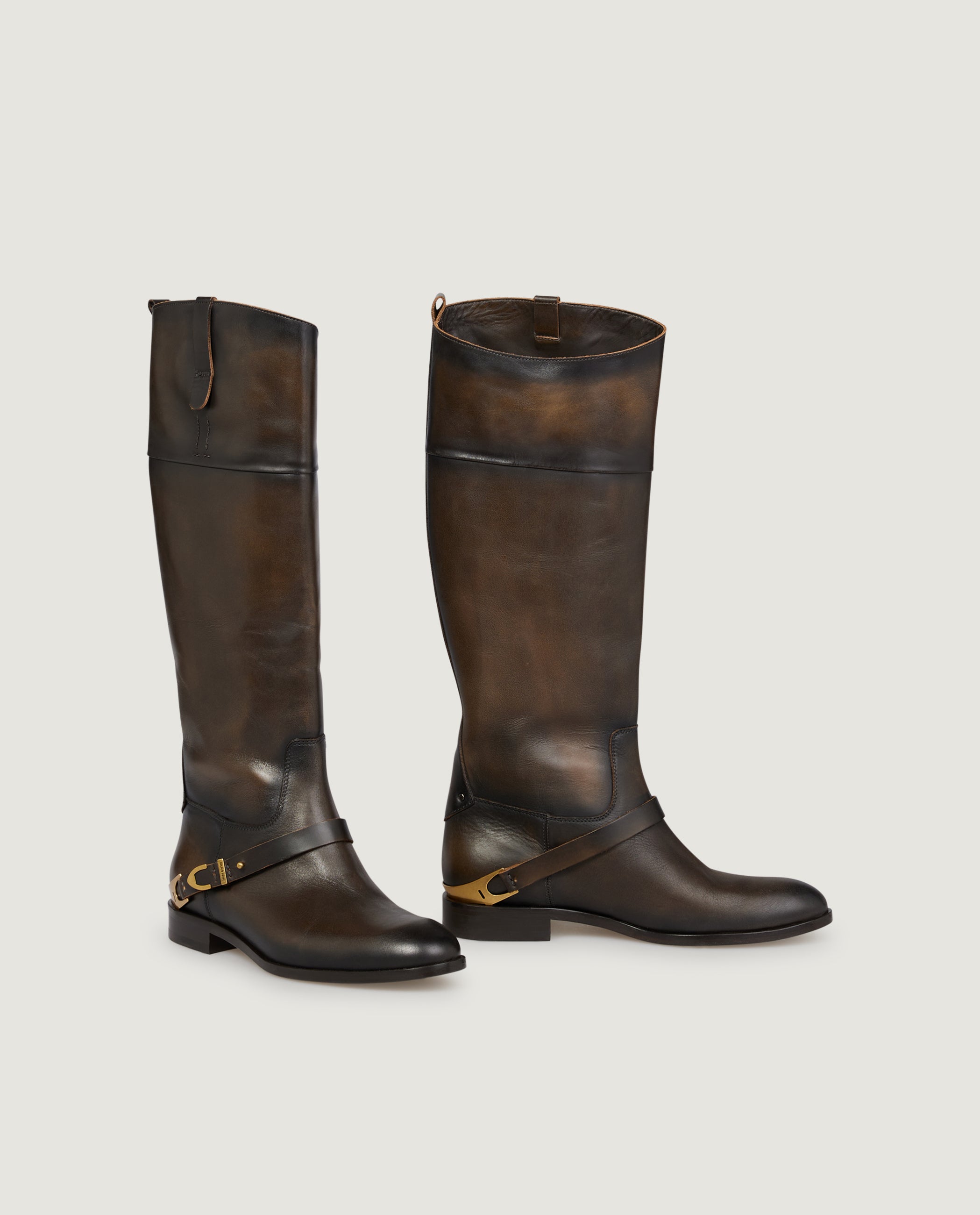 Leather Charlie Boots