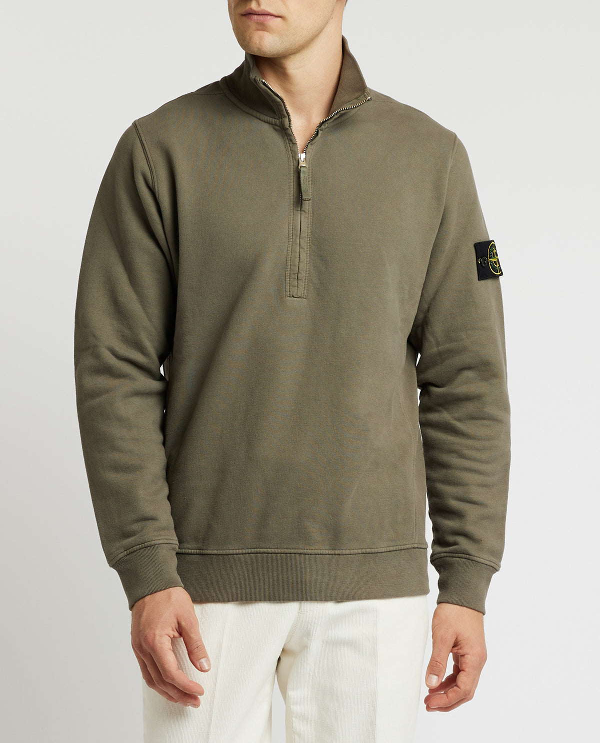 Casual Half-Zip Sweater