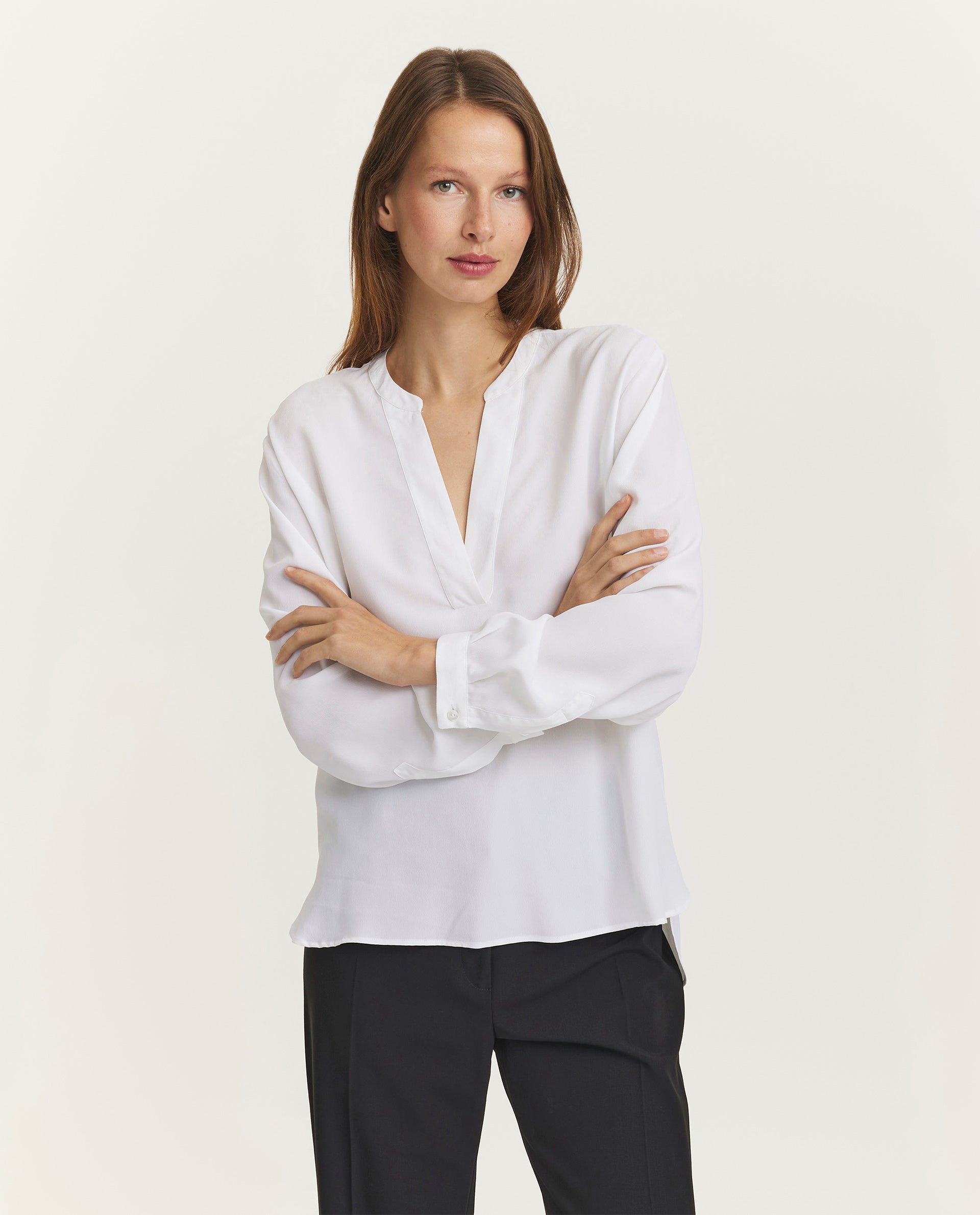 Zijde-mix blouse