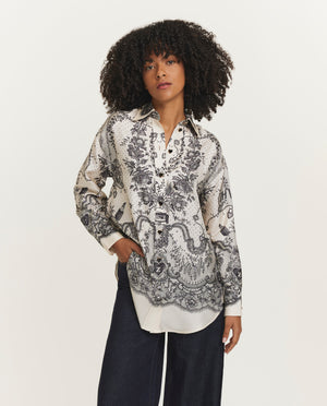 Zijden blouse