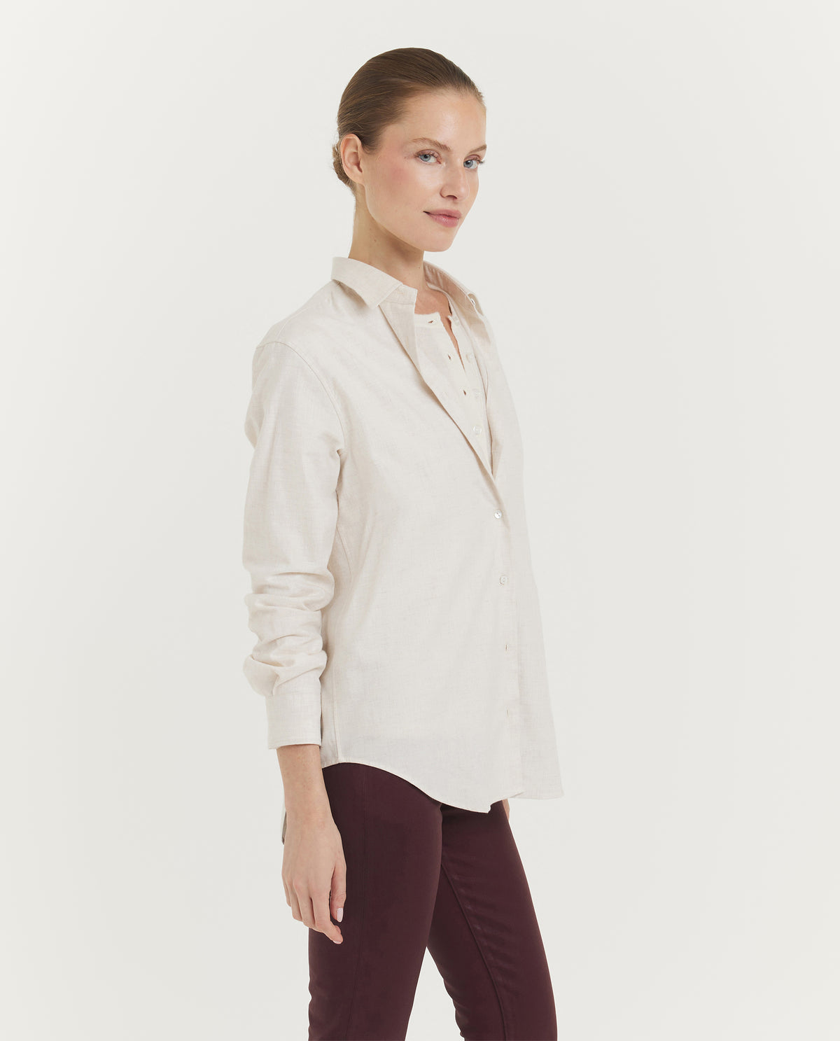 Katoenen Blouse - Ecru