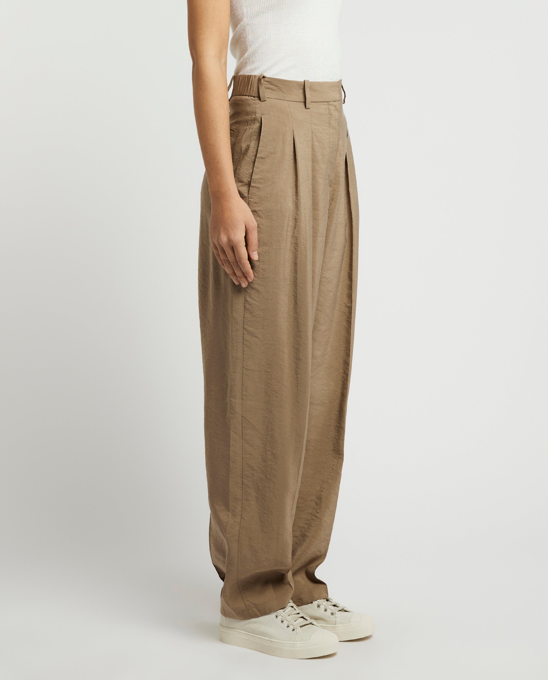 Zijde-mix pantalon