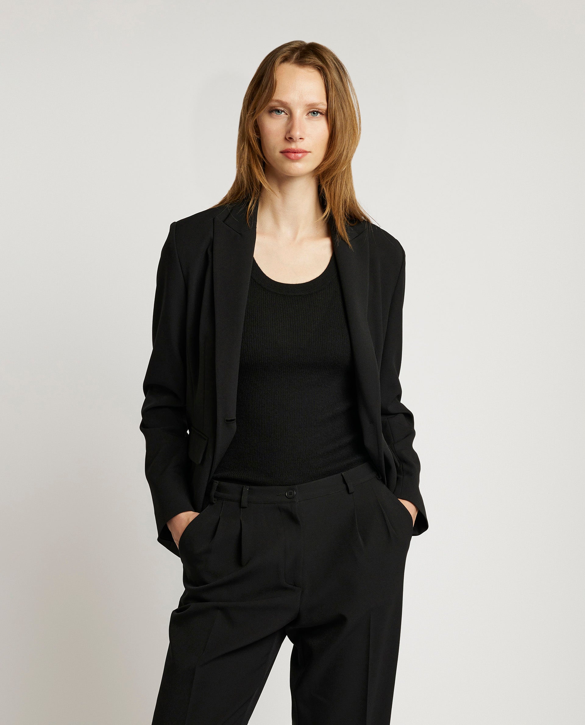 Getailleerde blazer met stretch