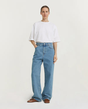 Signature Baggy Fit Denim - Lichtblauw