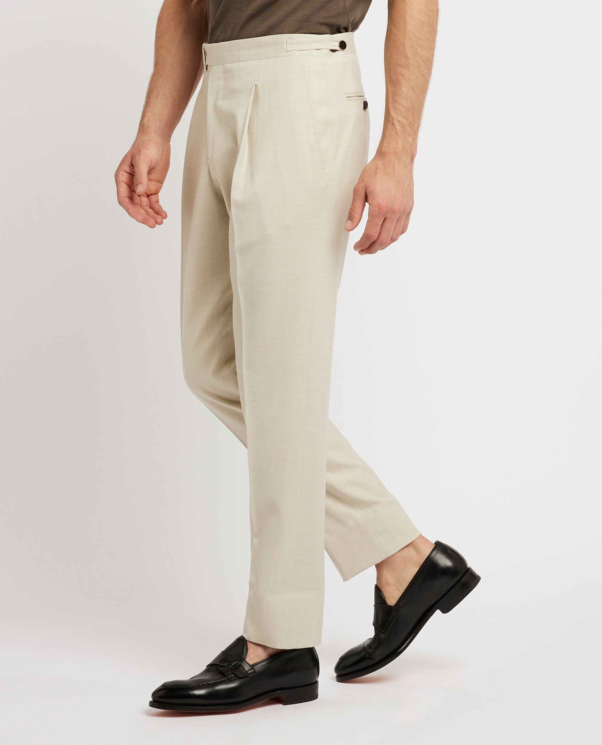 Wool Blend Trousers