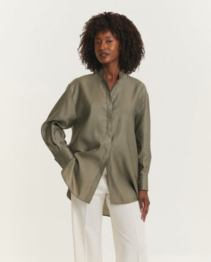 Anta Satijnen Shirt - Groen