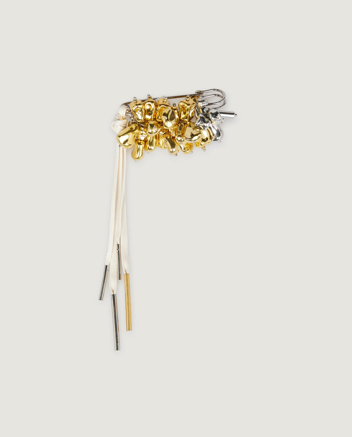 Metalen Veter Broche - Goud