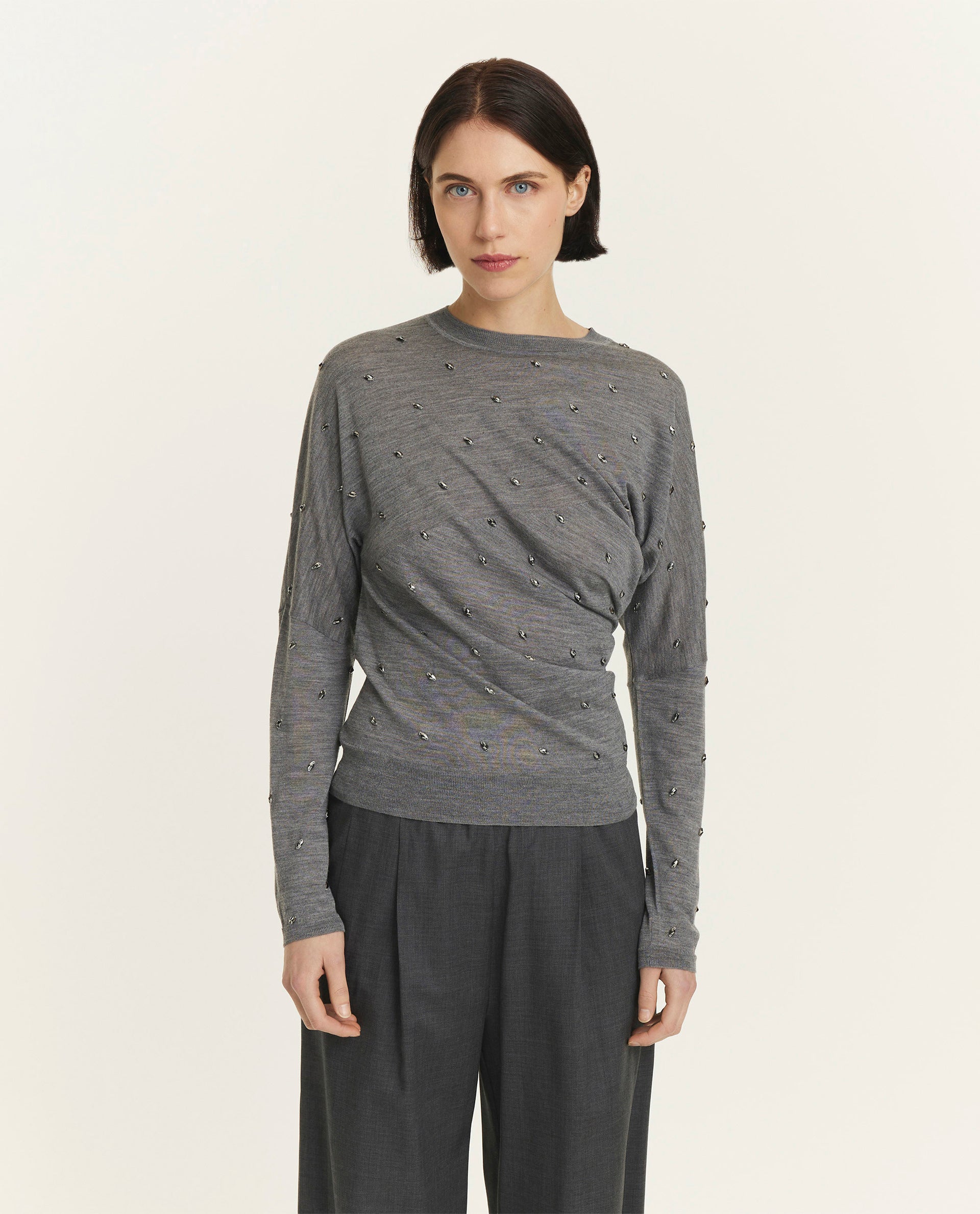 Merino wool top