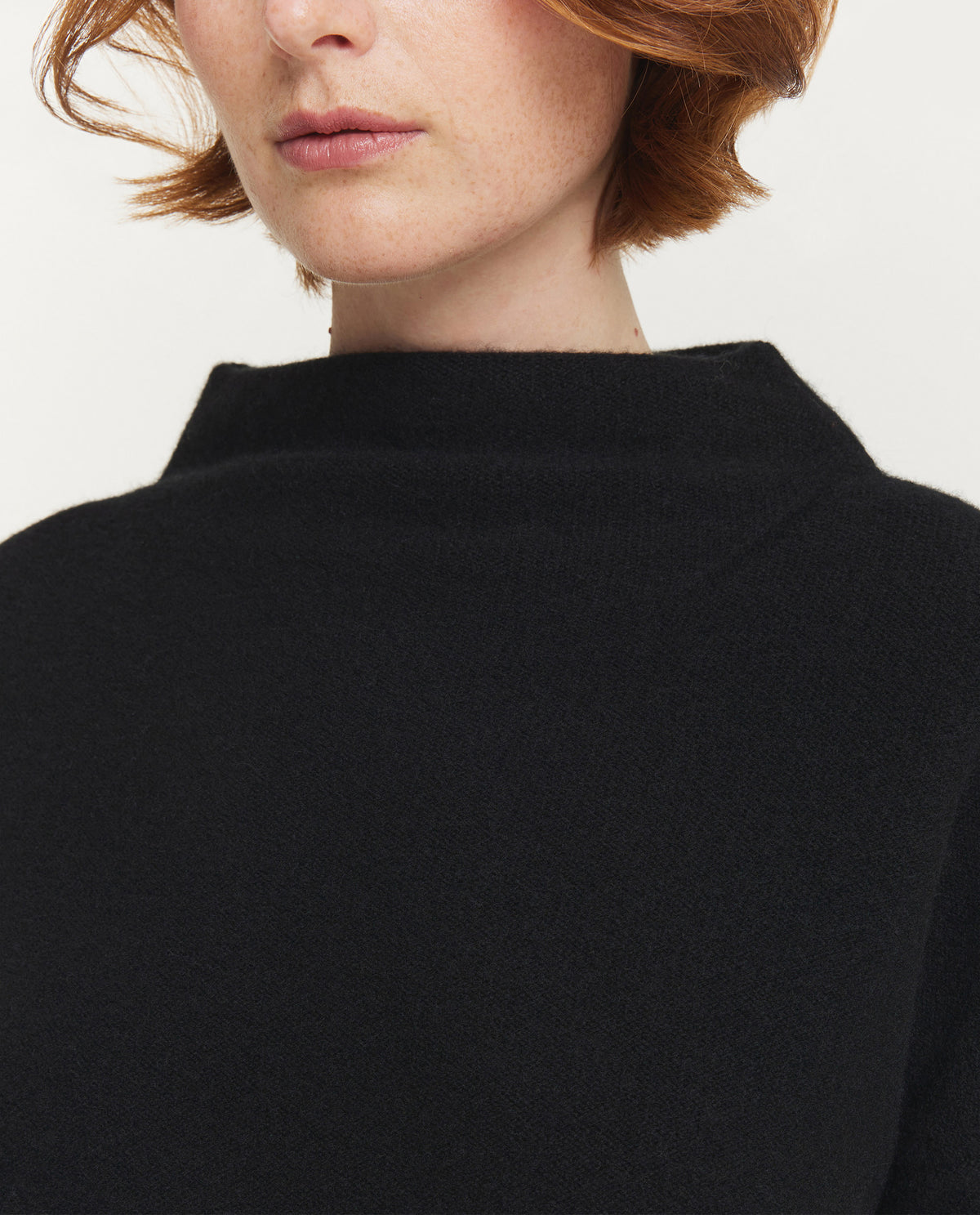 Plush Funnel Neck Pullover