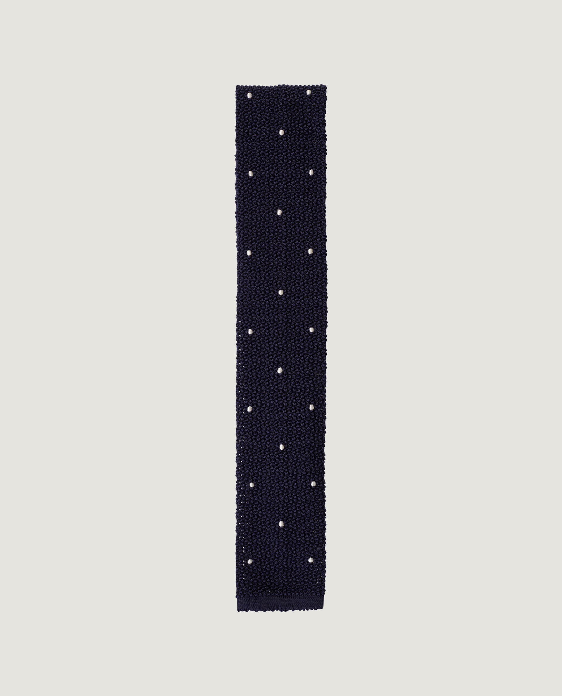 Knitted Dotted Tie