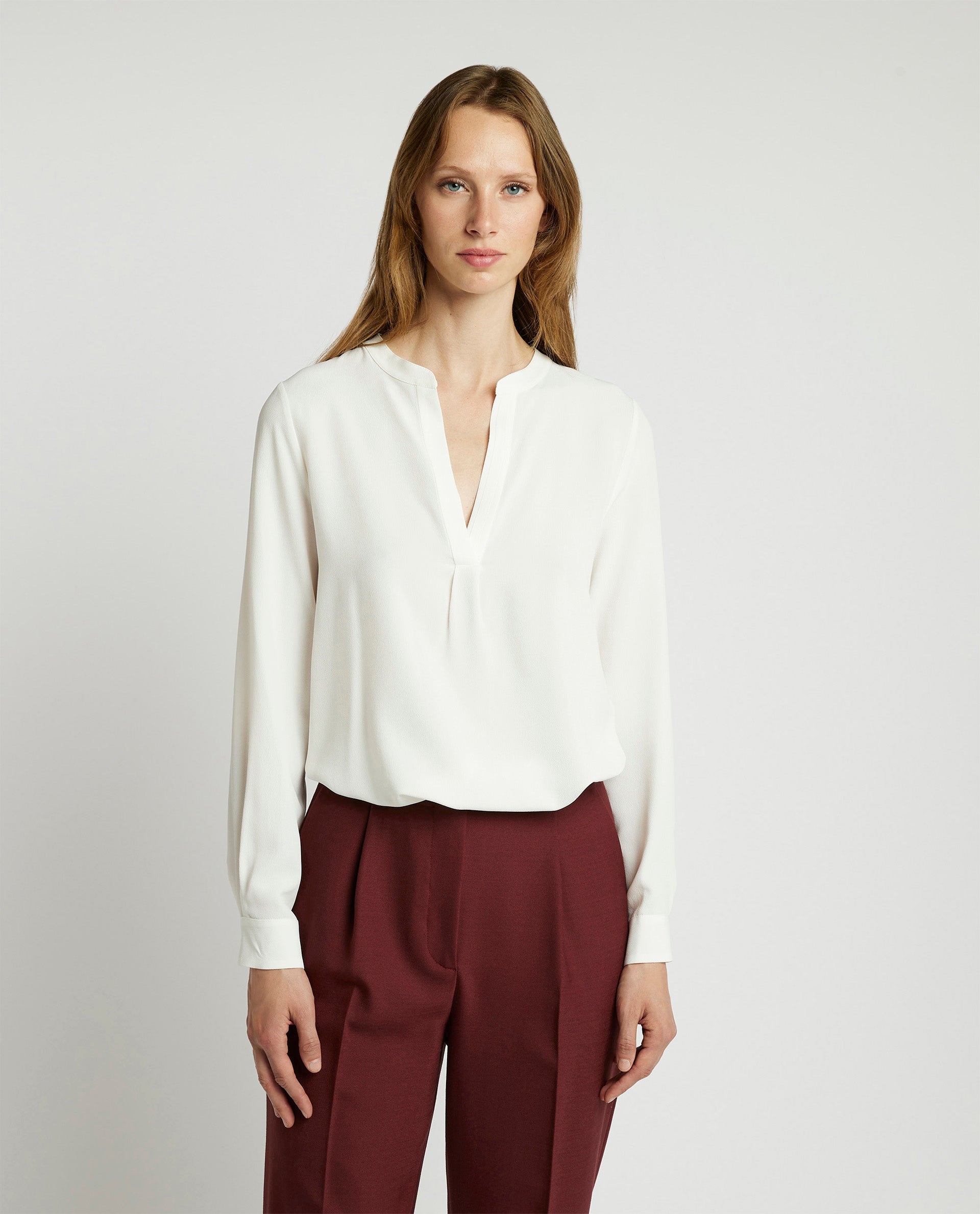 Zijde-mix blouse