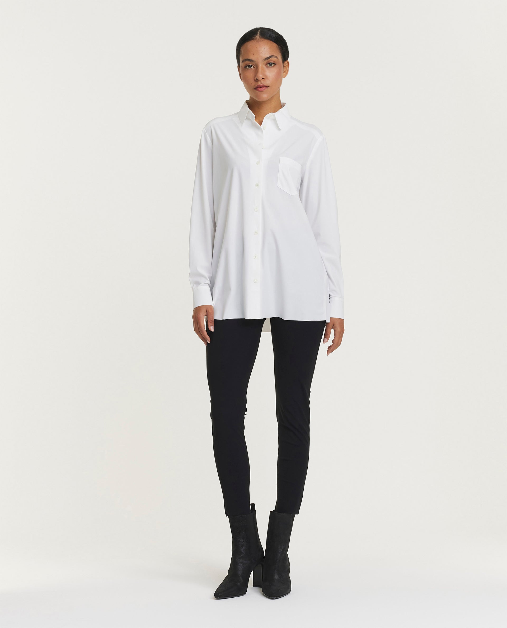 Soepelvallende blouse