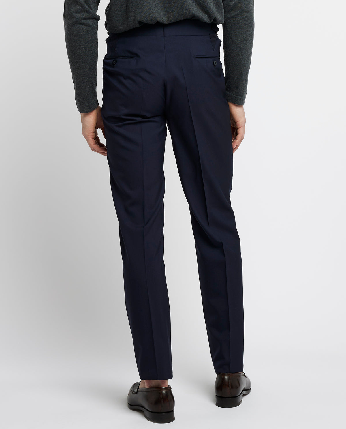 Wool Pleated Trousers