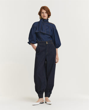 Hypnotic Denim Harem Trousers