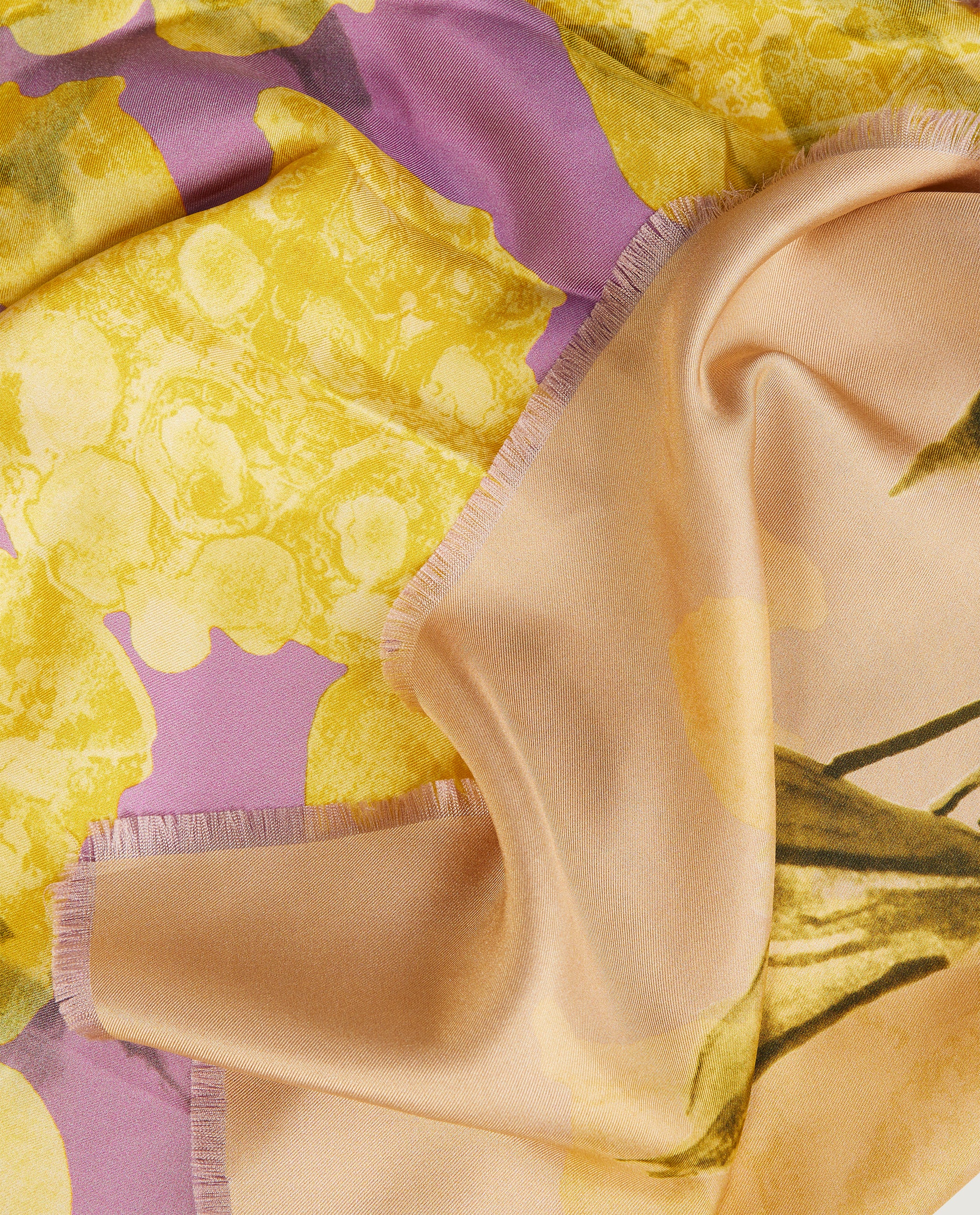 Floraal Zijden Shawl - Roze