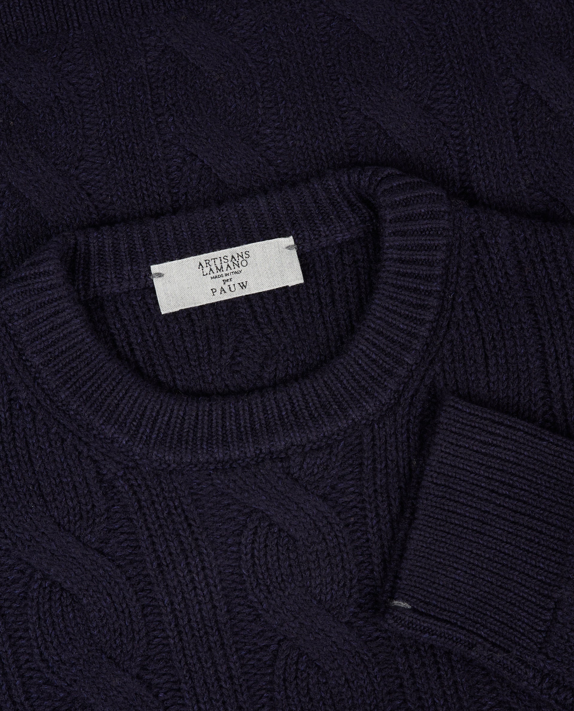 Cashmere Cable Crewneck