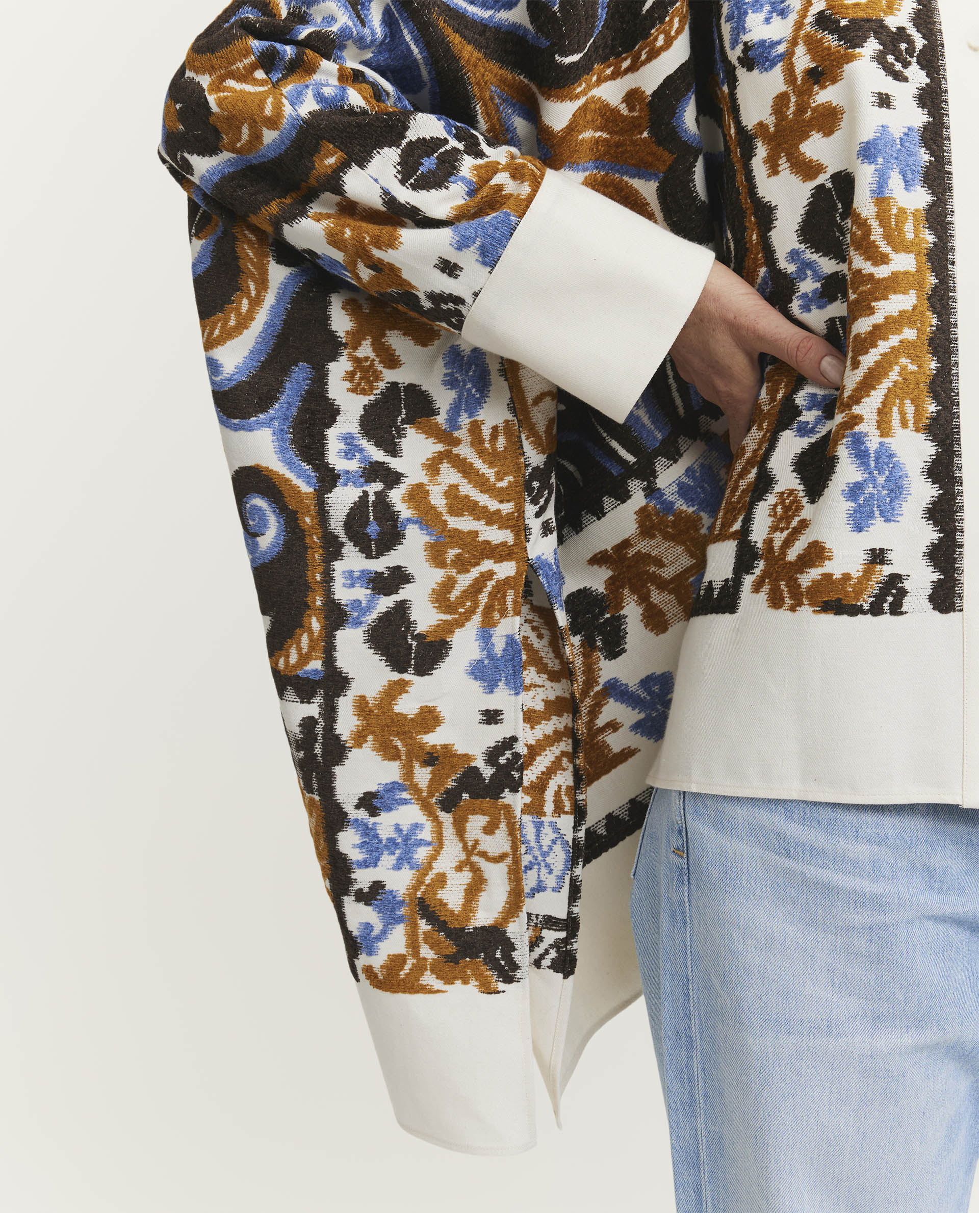 Jacquard overshirt