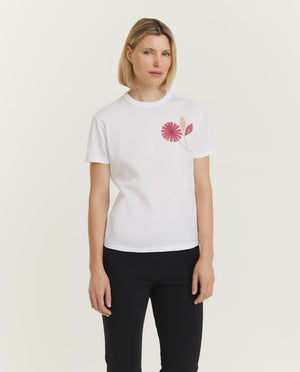 Korte Mouwen T-Shirt - Wit