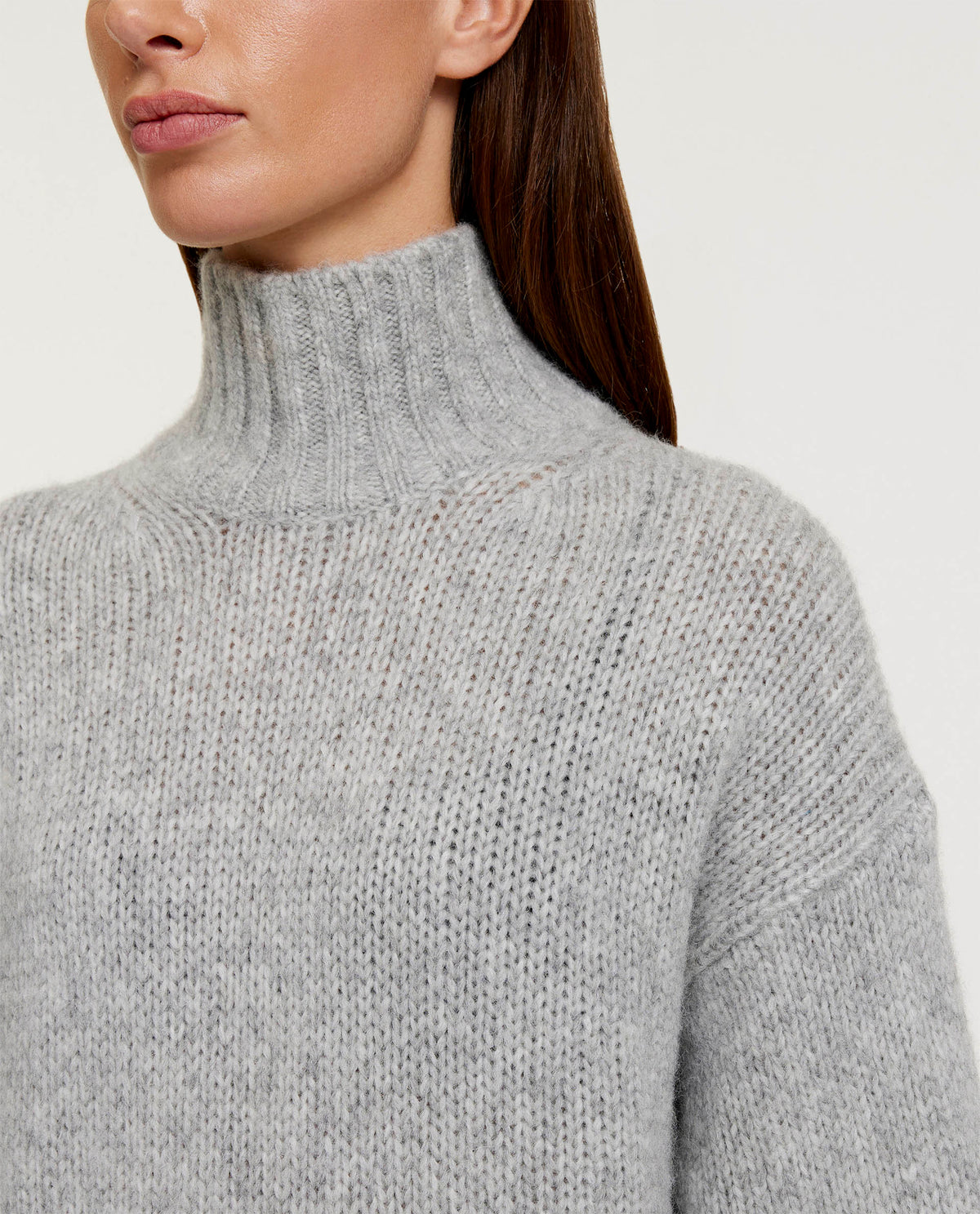 Wool turtleneck sweater