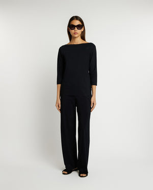 Wide leg trousers