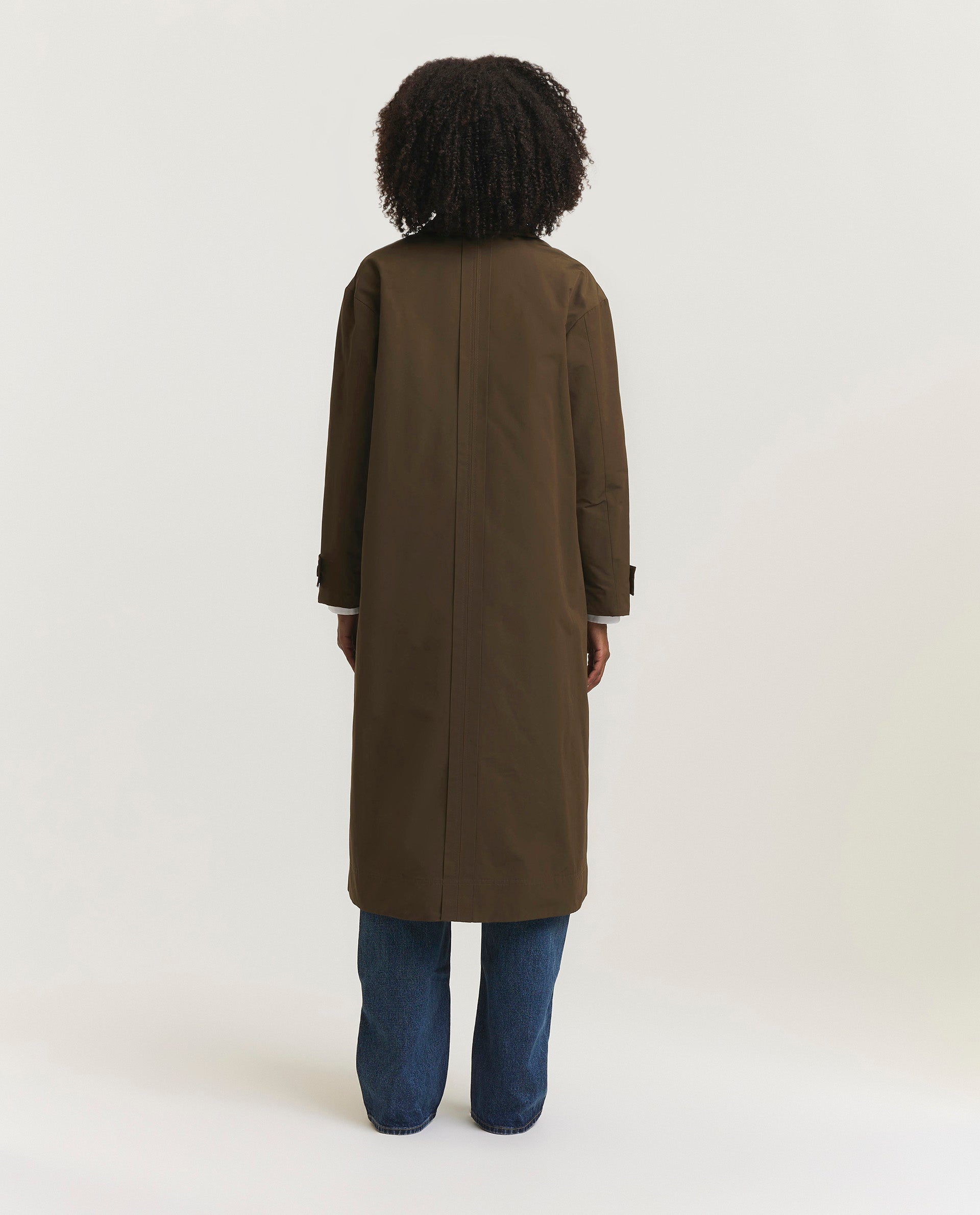 Cotton-blend coat