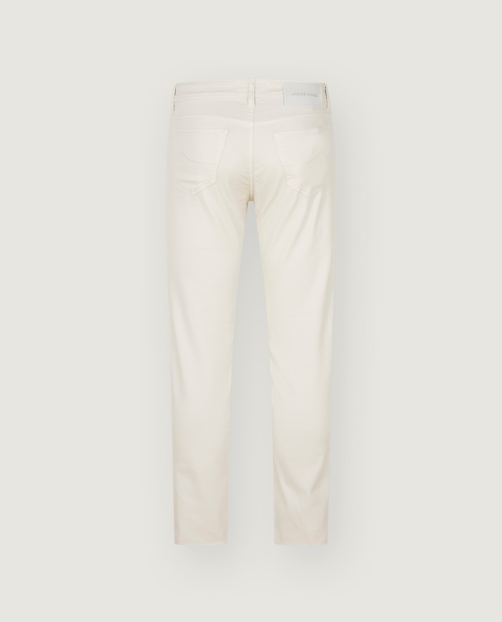Slim Fit Bard Broek - Ecru