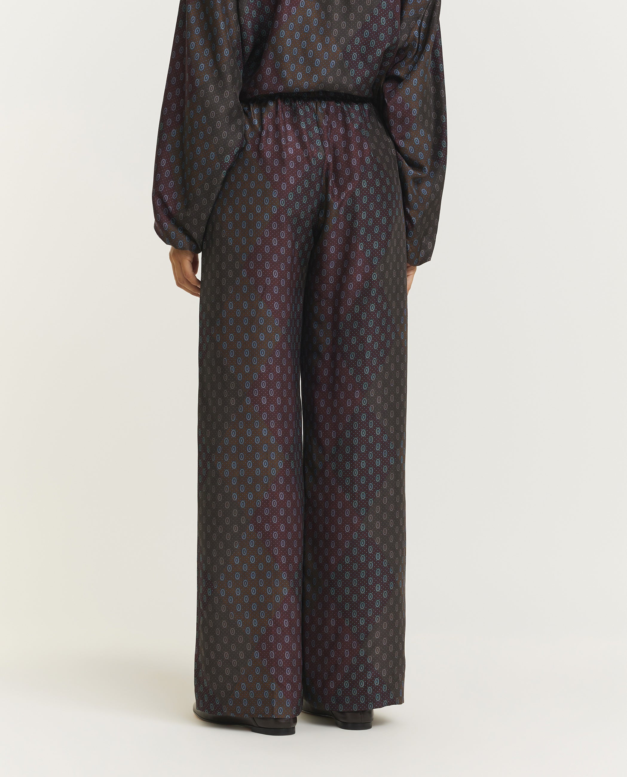 Silk Argyle Trousers