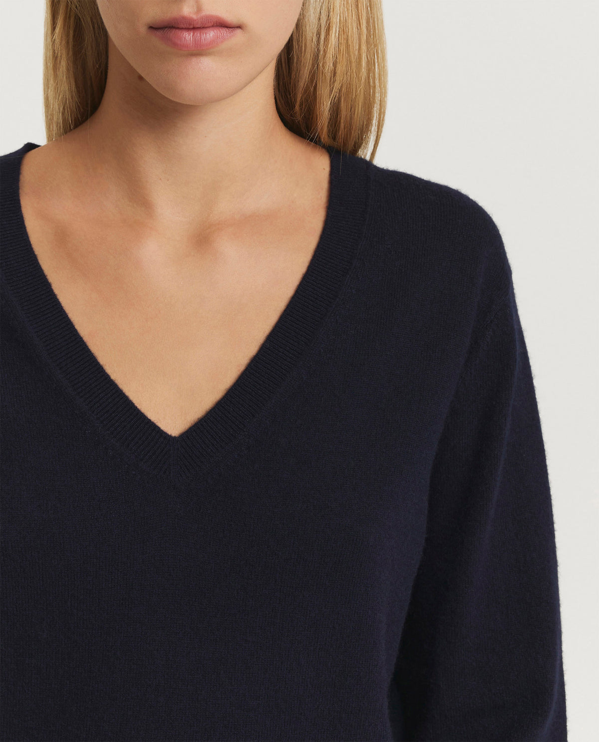 Cashmere V-hals trui