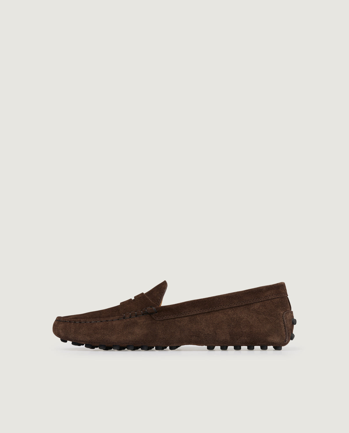 Suede Gommino Driving Loafer - Bruin