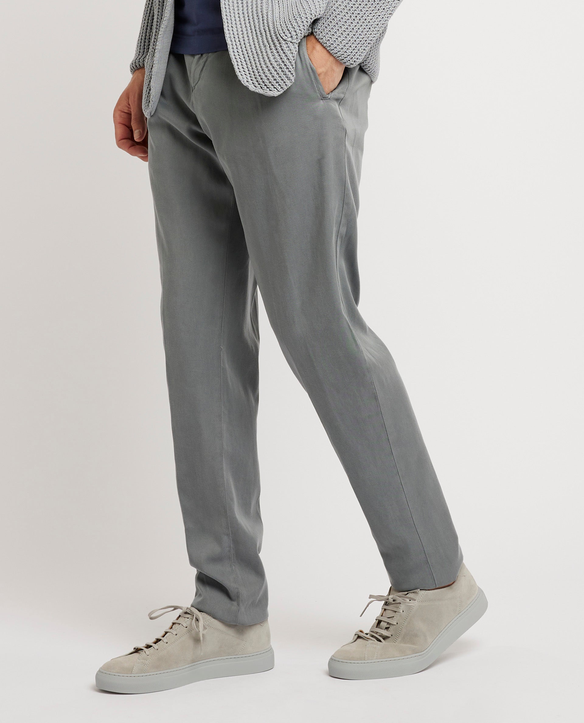 Luxe Pleated Chinos