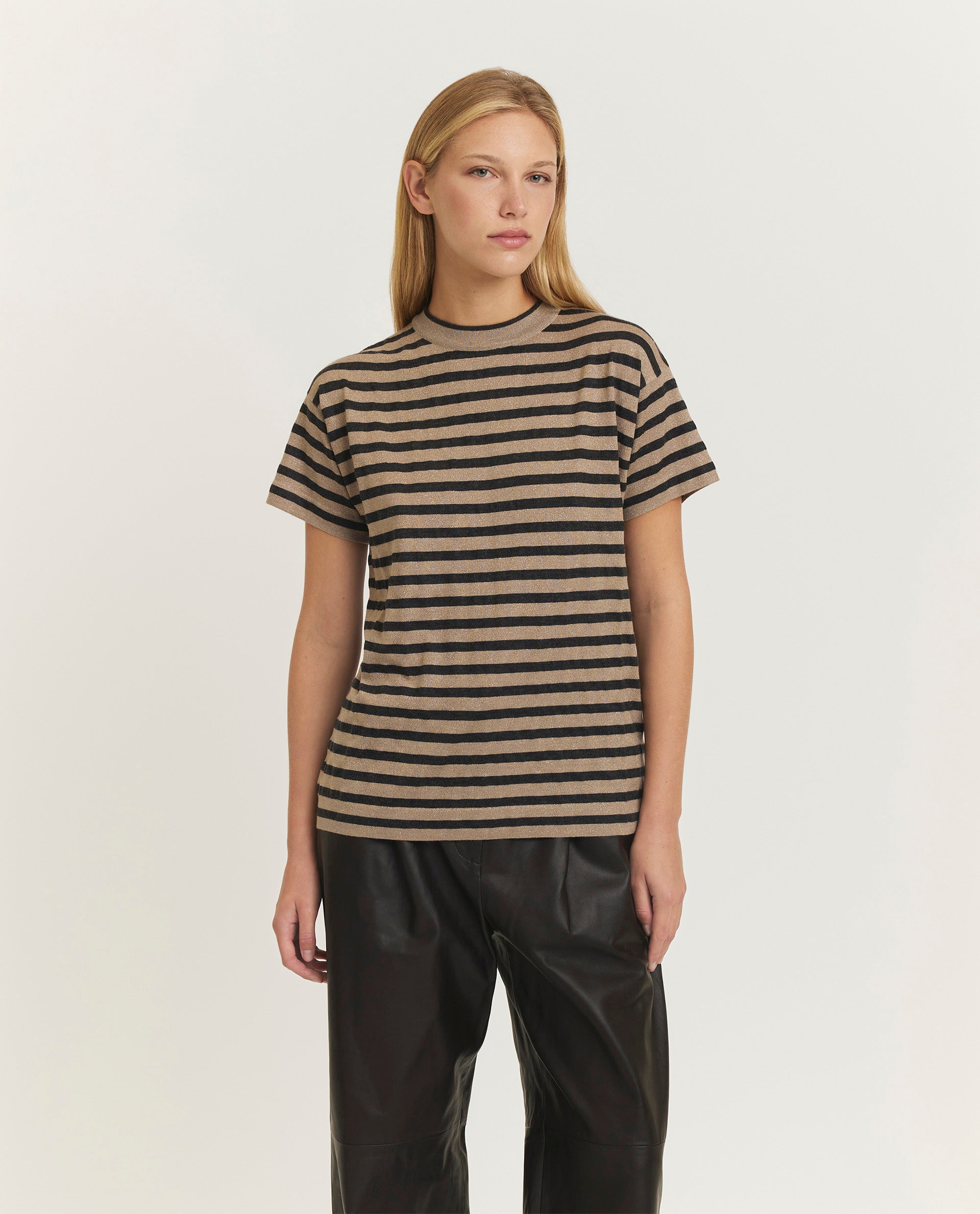 Cashmere-silk t-shirt