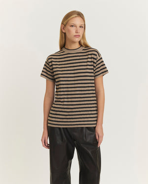 Cashmere-zijden t-shirt