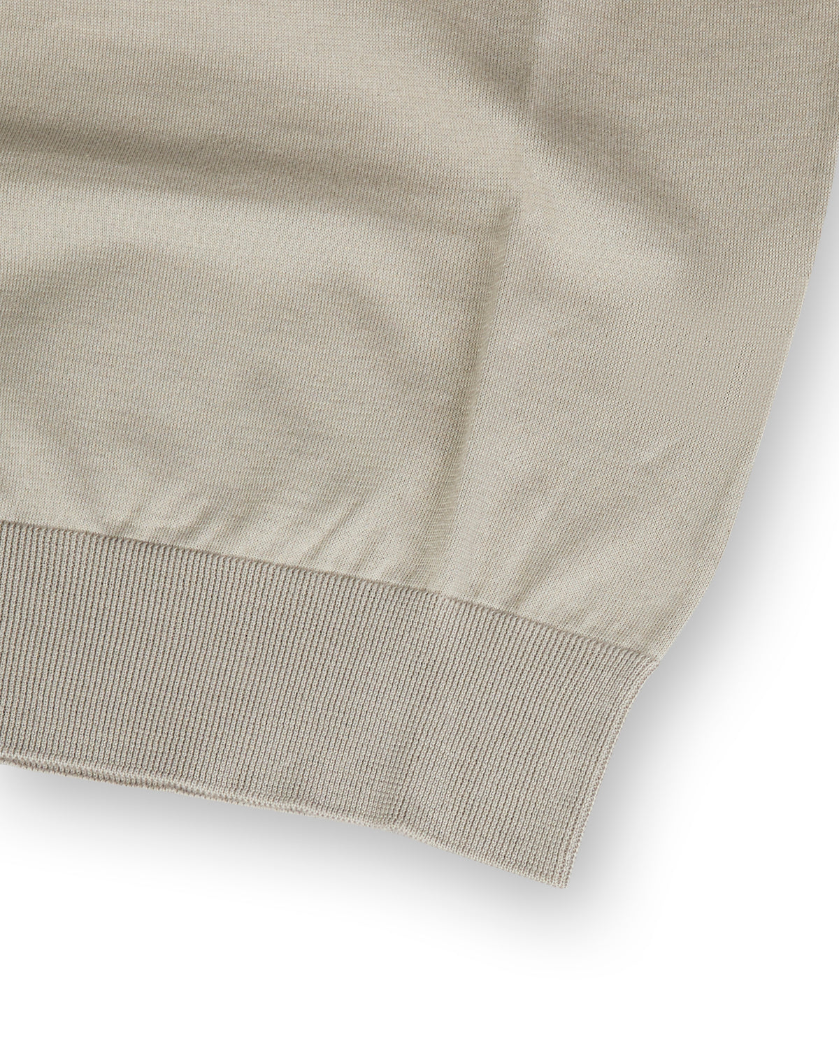 Katoen Cashmere T-Shirt - Ecru